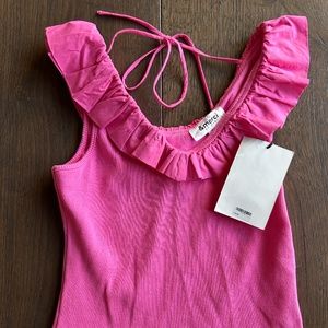 Pink tank top &merci